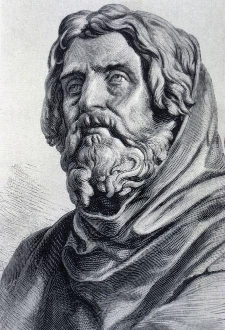 Petrus Valdus (Lyoni Péter) 19. századi metszeten